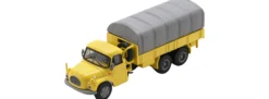 Schuco 451870030 Tatra T138 Pritschenwagen mit Plane gelb | LKW-Modell 1:87