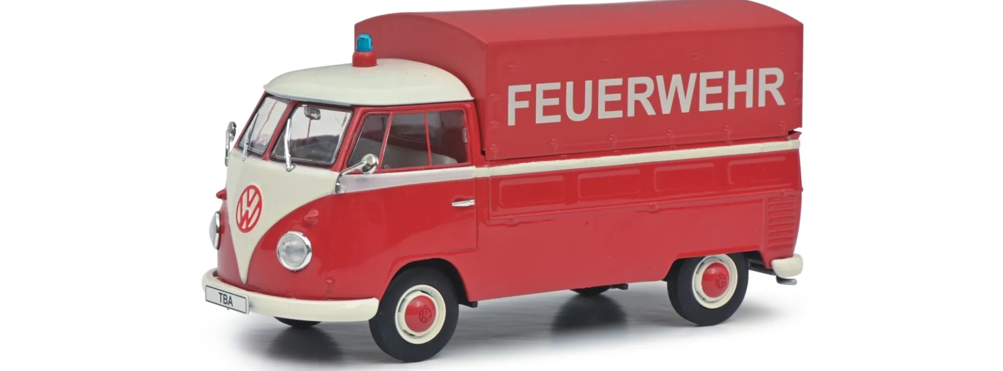 Schuco 450774300 VW Käfer + VW T1 Pritsche Feuerwehr | MHI | Blaulichtmodell 1:32