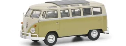 Schuco 450359200 VW T1b Samba grün/grau | Modellauto 1:43