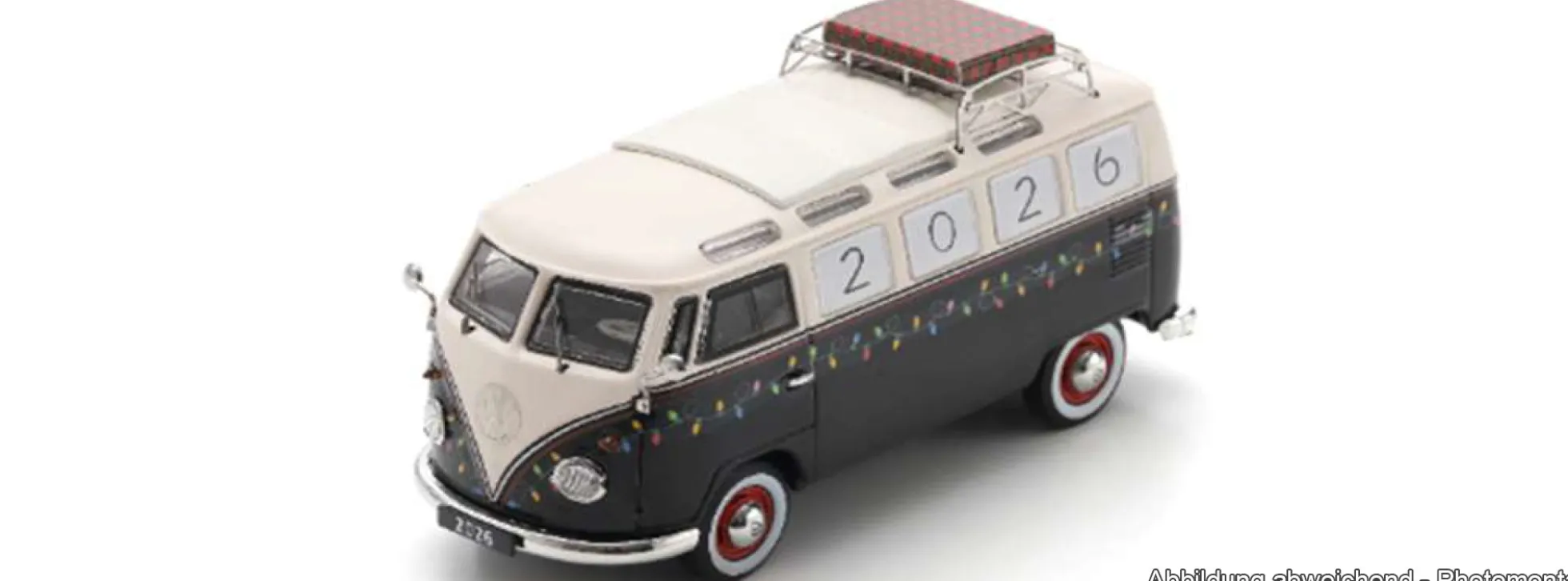 Schuco 451430042 VW T1 Bus 1960 Weihnachtsmodell 2026 | Modellauto 1:43