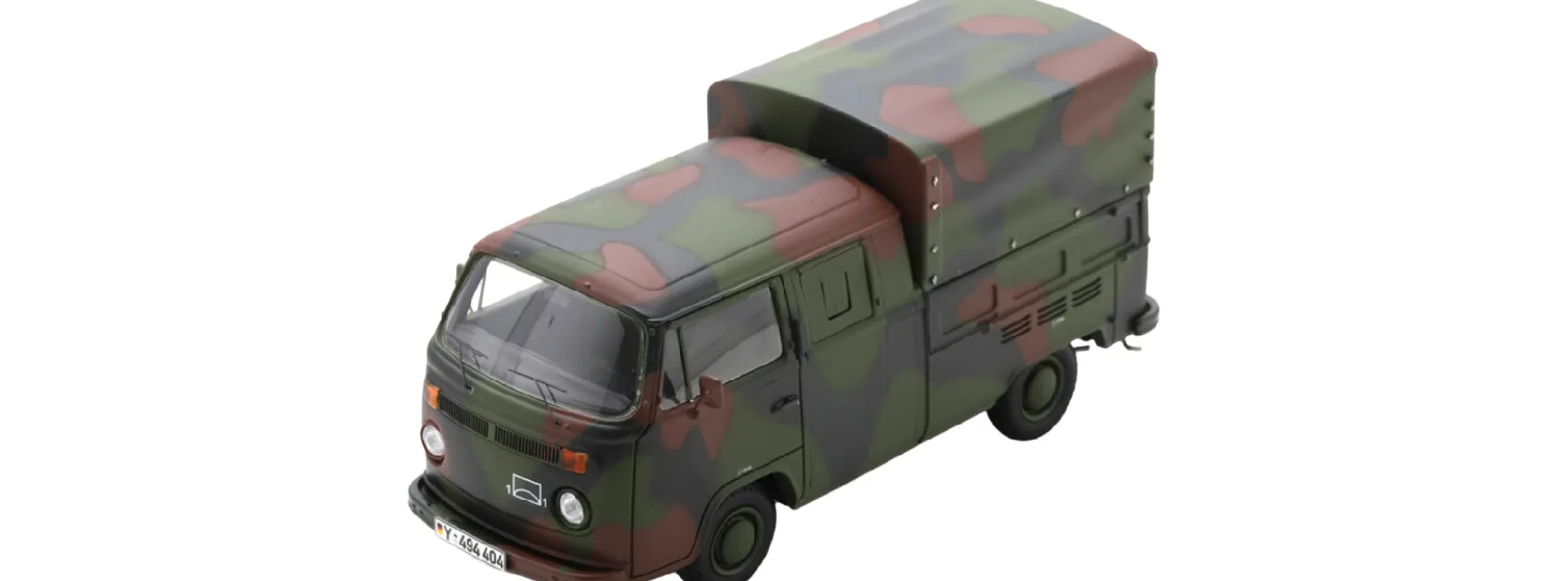 Schuco 451350006 VW T2 DK Bundeswehr Flecktarn | Militärmodell 1:35