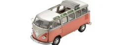 Schuco 451180007 VW T1 Samba 1962 orange/metallgrau | DieCast | Modellauto 1:18