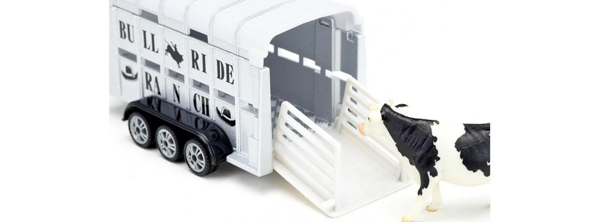 siku 1998 Dodge RAM 1500 mit Viehhänger | Agrarmodell 1:50