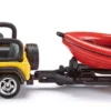 siku 1658 Jeep mit Motorboot | Modellauto