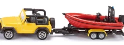 siku 1658 Jeep mit Motorboot | Modellauto