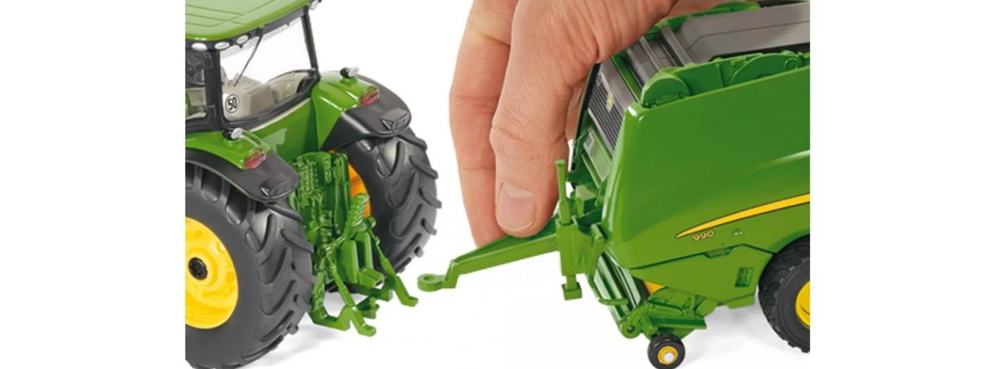siku 2465 John Deere 990 Rundballenpresse | Agrarmodell 1:32