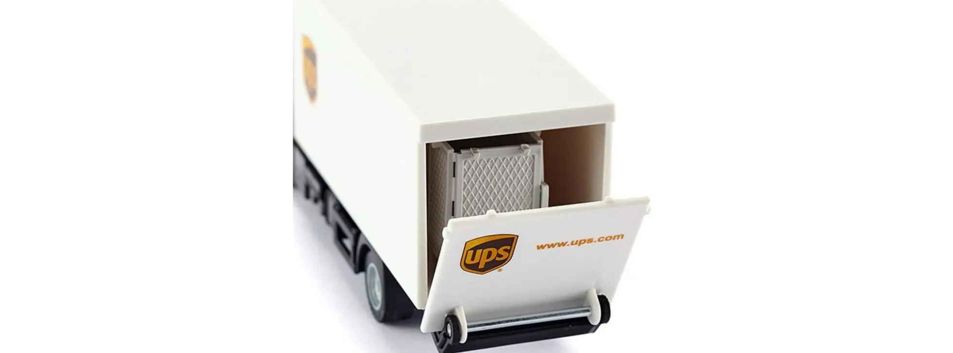 siku 1997 MAN Sixt mit Kofferaufbau und Ladebordwand | LKW Modell 1:50