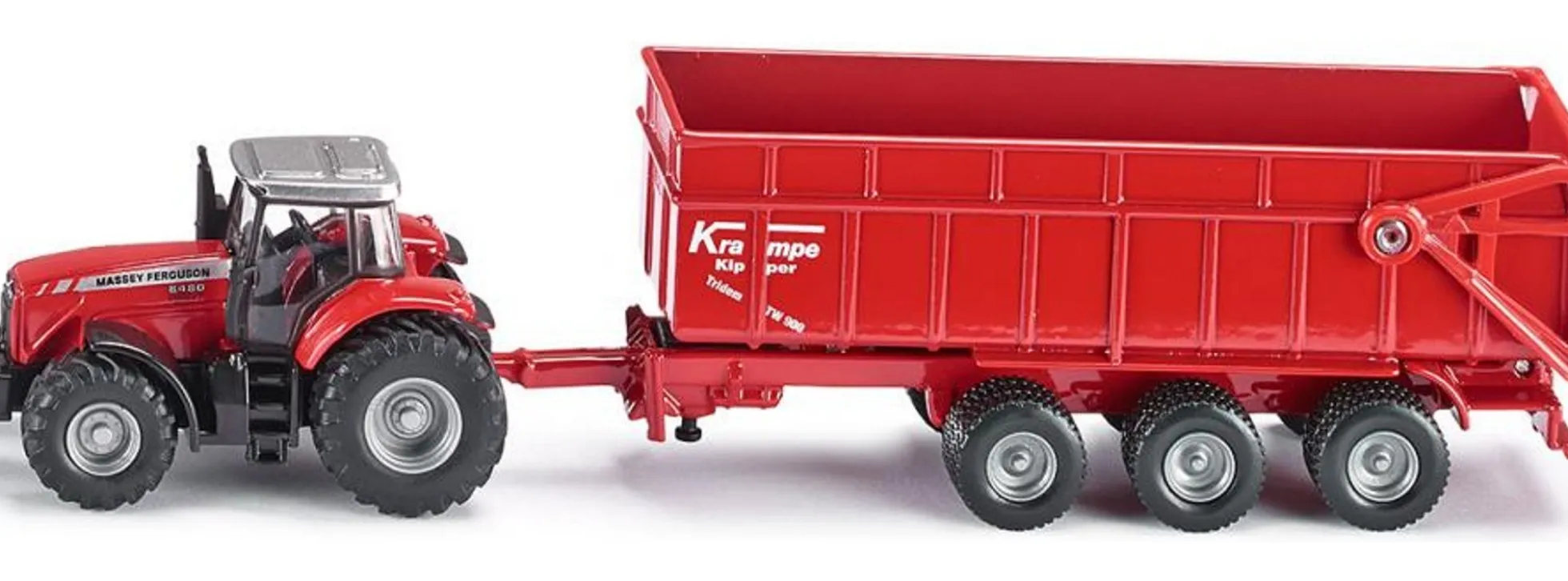 siku 1844 Massey Ferguson 8480 mit Anhänger | Traktormodell 1:87