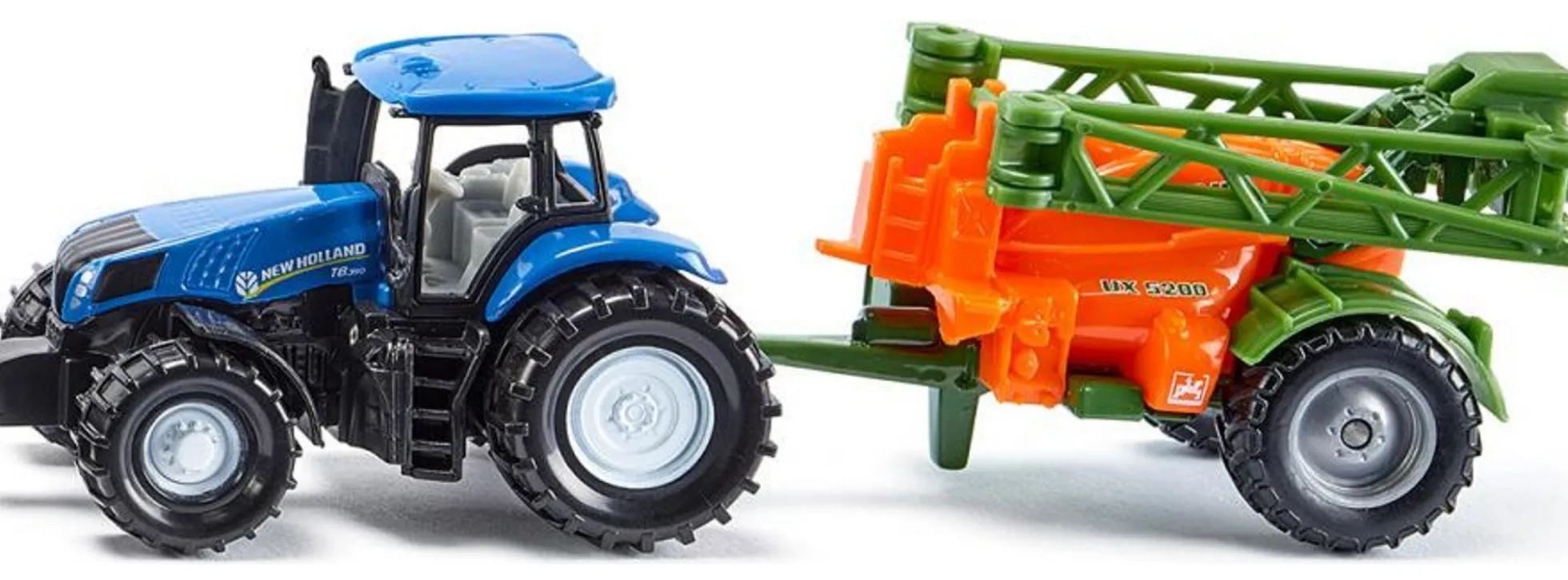siku 1668 New Holland mit Feldspritze | Traktormodell