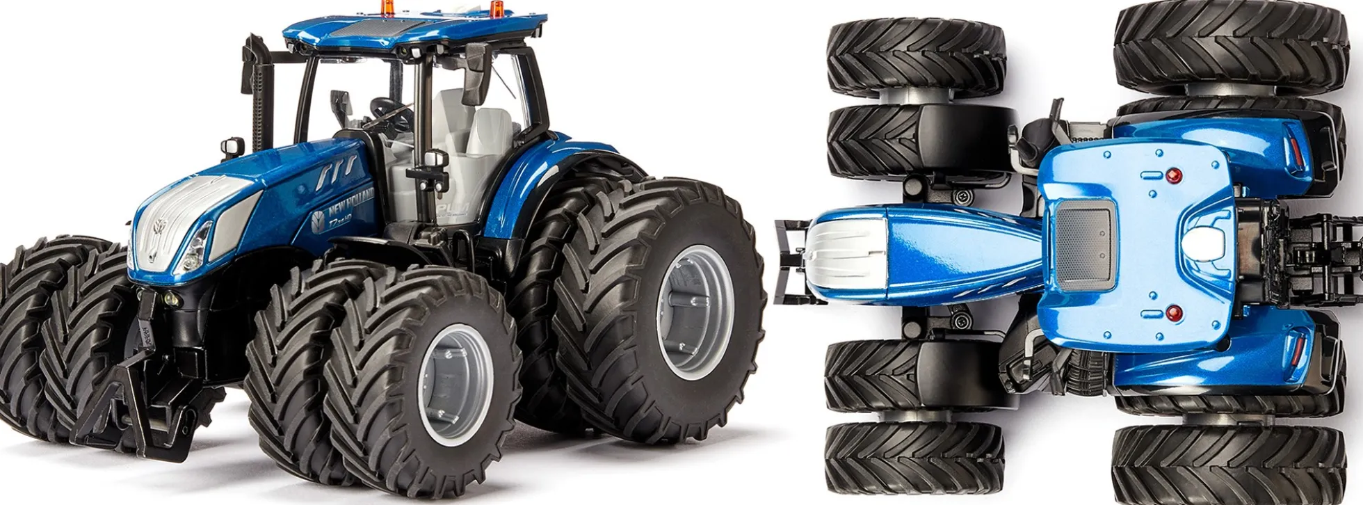 siku 6738 New Holland T7.315 mit Doppelbereifung | Bluetooth-Steuerung | RC Traktor 1:32
