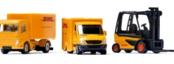 siku 6335 3-tlg. Geschenkset DHL Fahrzeuge | LKW-Modell