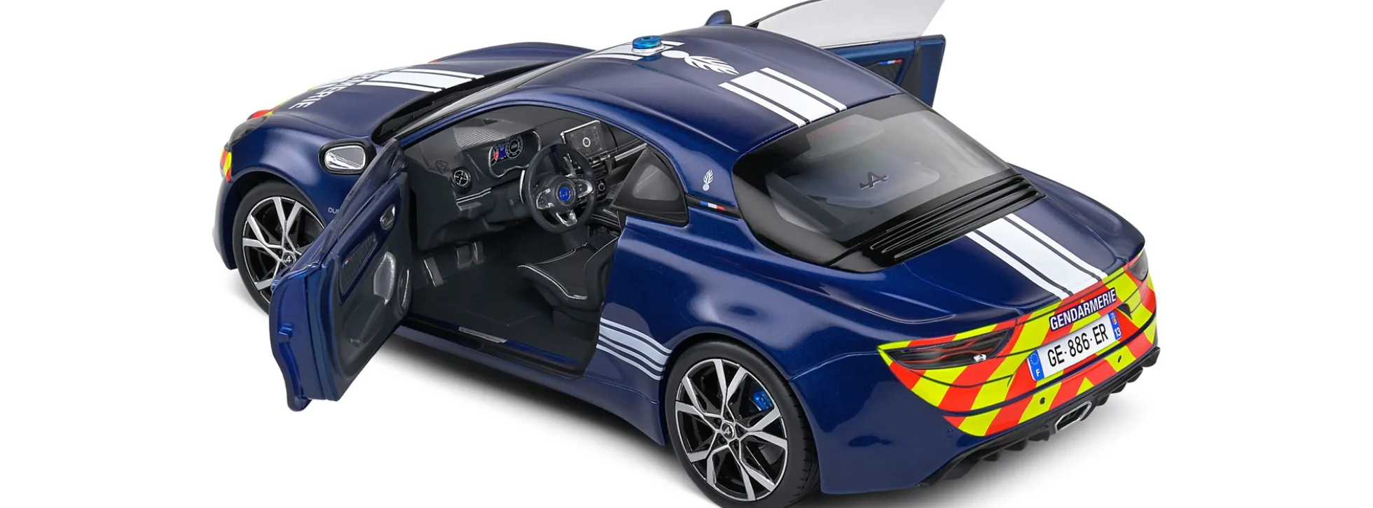 Solido 421186120 Alpine A110 Gendarmerie 2023 | Blaulichtmodell 1:18