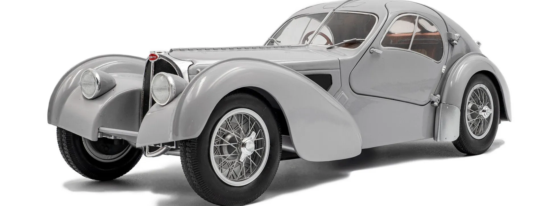 Solido 421182240 Bugatti Atlantic silber | Modellauto 1:18