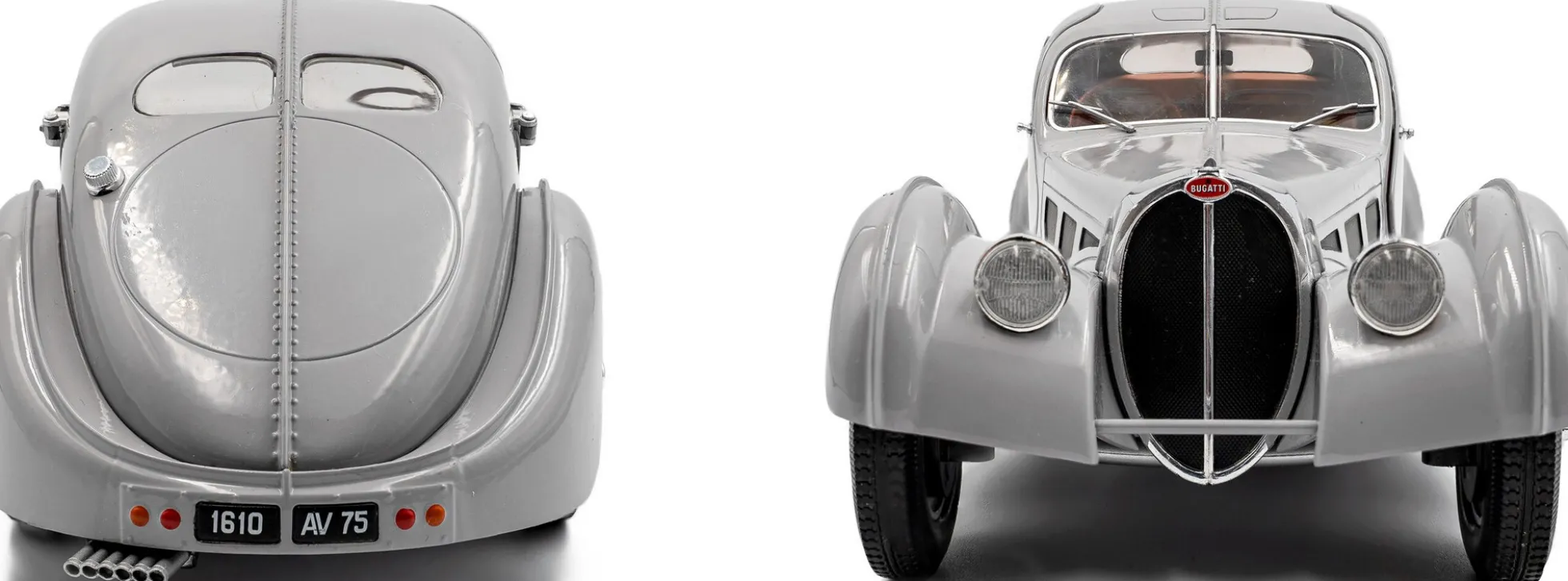 Solido 421182240 Bugatti Atlantic silber | Modellauto 1:18