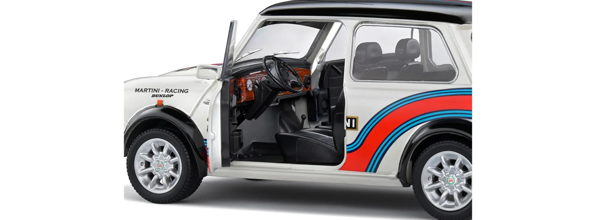 Solido 421182880 Mini Cooper Martini Evo Sport weiß | Modellauto 1:18