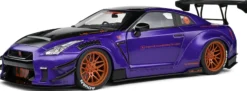 Solido 421186110 Nissan GT-R R35 Liberty Walk Bodykit 2.0 2022 Purplezilla | Modellauto 1:18