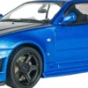 Solido 421438283 Nissan Skyline GT-R R34 blau | Modellauto 1:43