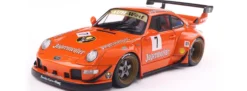 Solido 421186493 Porsche 911 RWB Bodykit JÄGERMEISTER orange | Modellauto 1:18