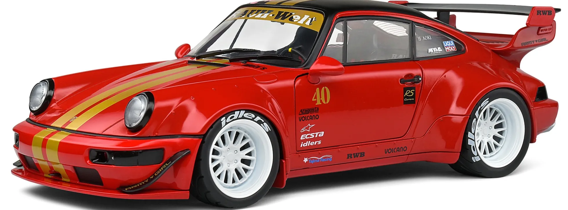 Solido 421182940 Porsche 911 RWB Red Sakura 2021 | Modellauto 1:18