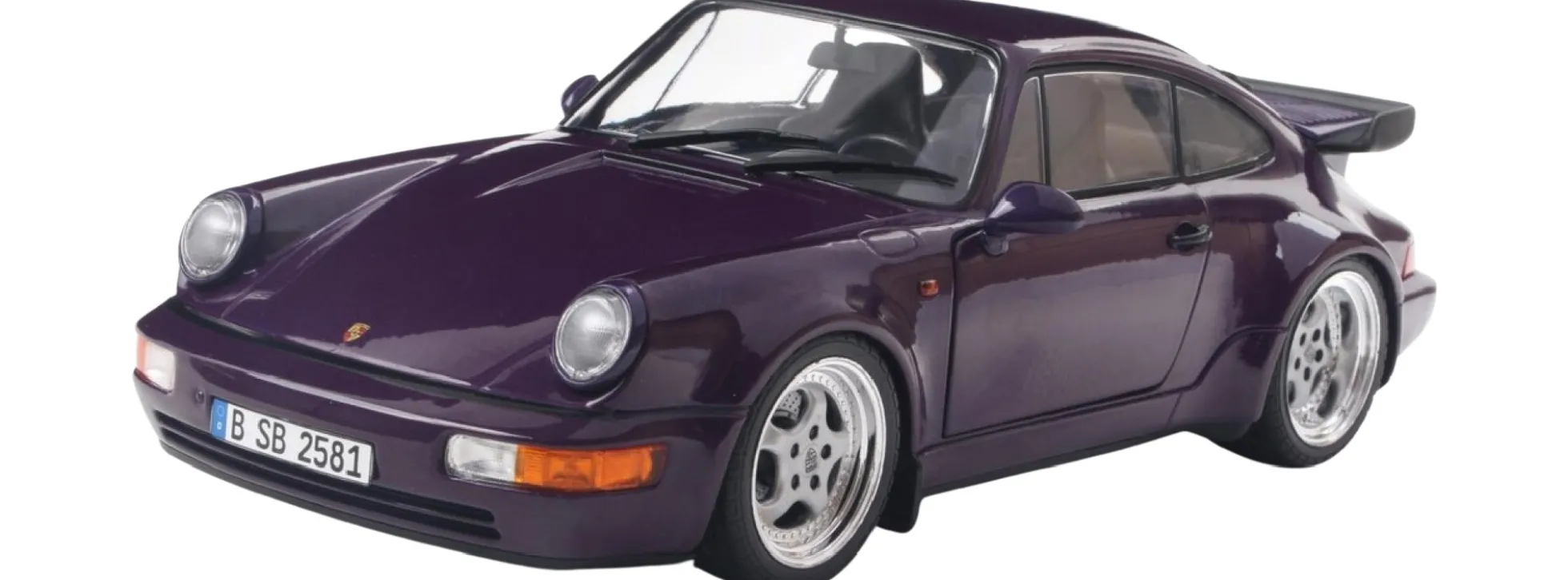 Solido 421186562 Porsche 911 Turbo violettblau metallic | Modellauto 1:18