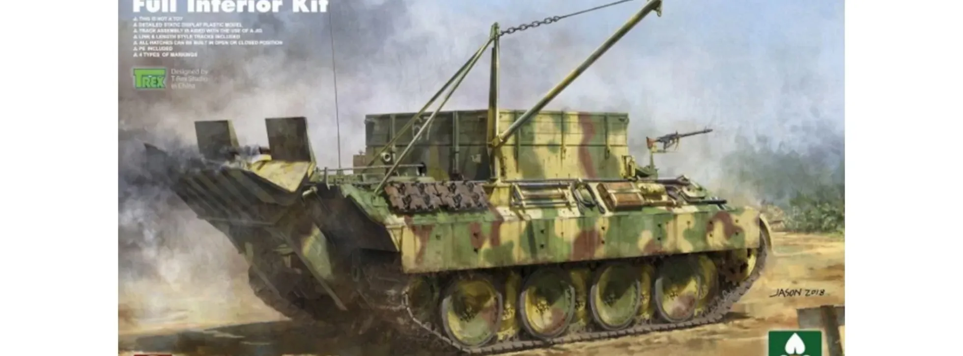Takom 2101 Bergepanther Ausf.A Demag Produktion | Panzer Bausatz 1:35