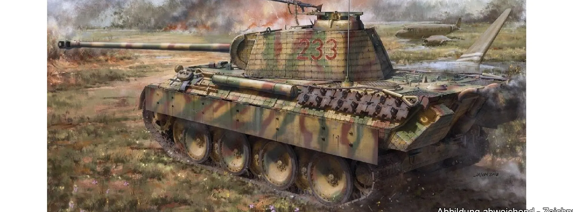 Takom 2174 Pzkpfwg. V Panther Ausf. A Frühe Version | Panzer Bausatz 1:35