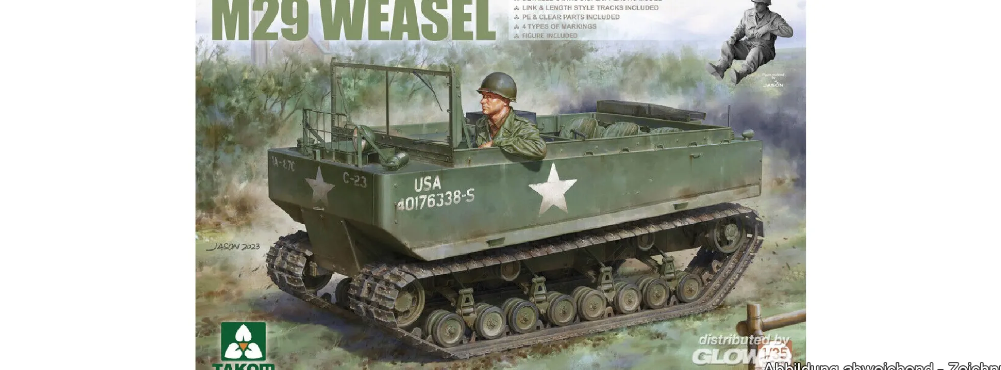 Takom TAK2167 M29 Weasel | Panzer Bausatz 1:35