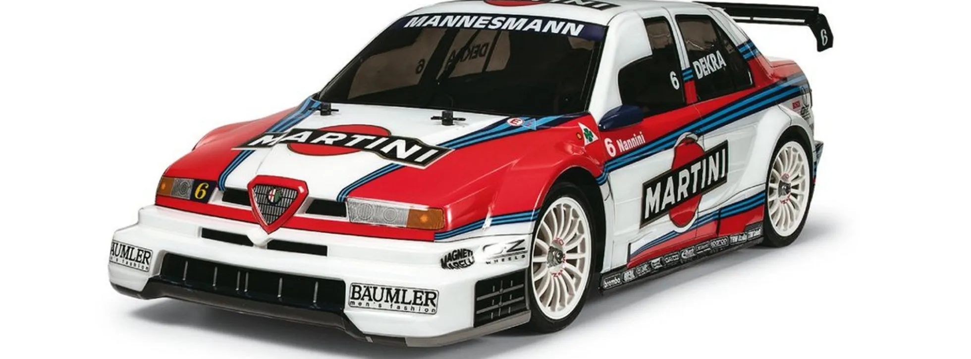 TAMIYA 58606 Alfa Romeo 155 V6 TI Martini TT-02 | RC Auto Bausatz 1:10