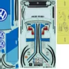TAMIYA 319490076 Aufkleber für Golf II GTI 16V Rallye | für Karosserien 1:10