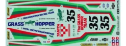 TAMIYA 319495468 Aufkleber Grasshopper I | Stickerbogen 1:10