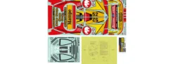 TAMIYA 319494264 Aufkleber MAMPE Ford Zakspeed Capri | für Karosserien 1:10