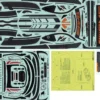 TAMIYA 319490168 Aufkleber Mercedes-AMG GT3 EVO | für Karosserien 1:10