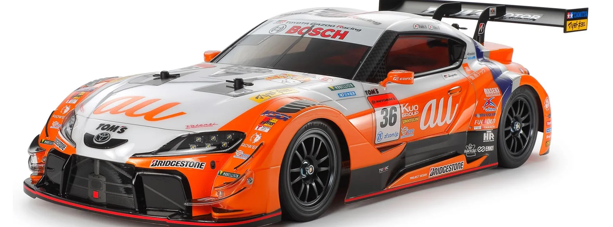 TAMIYA 58703 au TOMs GR Supra TT-02 4WD Chassis RC Auto Bausatz 1:10