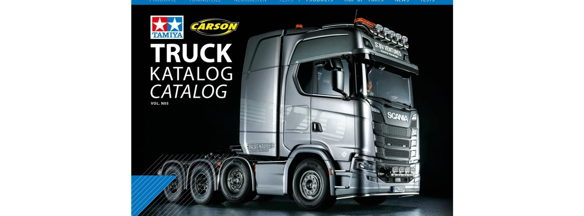 TAMIYA/CARSON 500990148 Truckkatalog Vol.05 | RC- und Plastikmodellbau