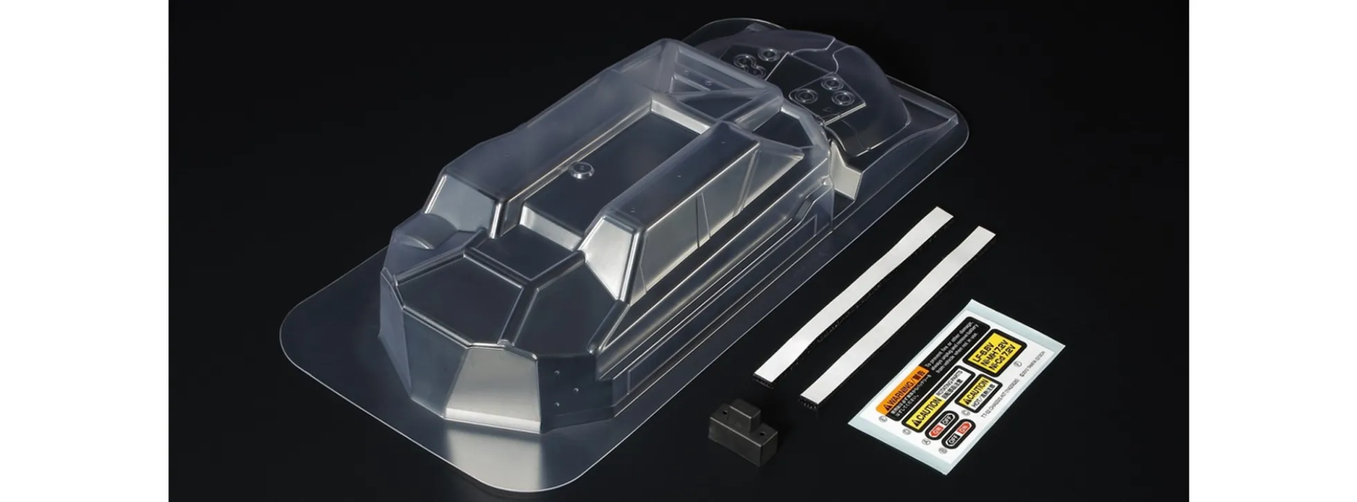 TAMIYA 22023 Chassiabdeckung Polycarbonate | TT-02 + TT-02FT | Zubehör