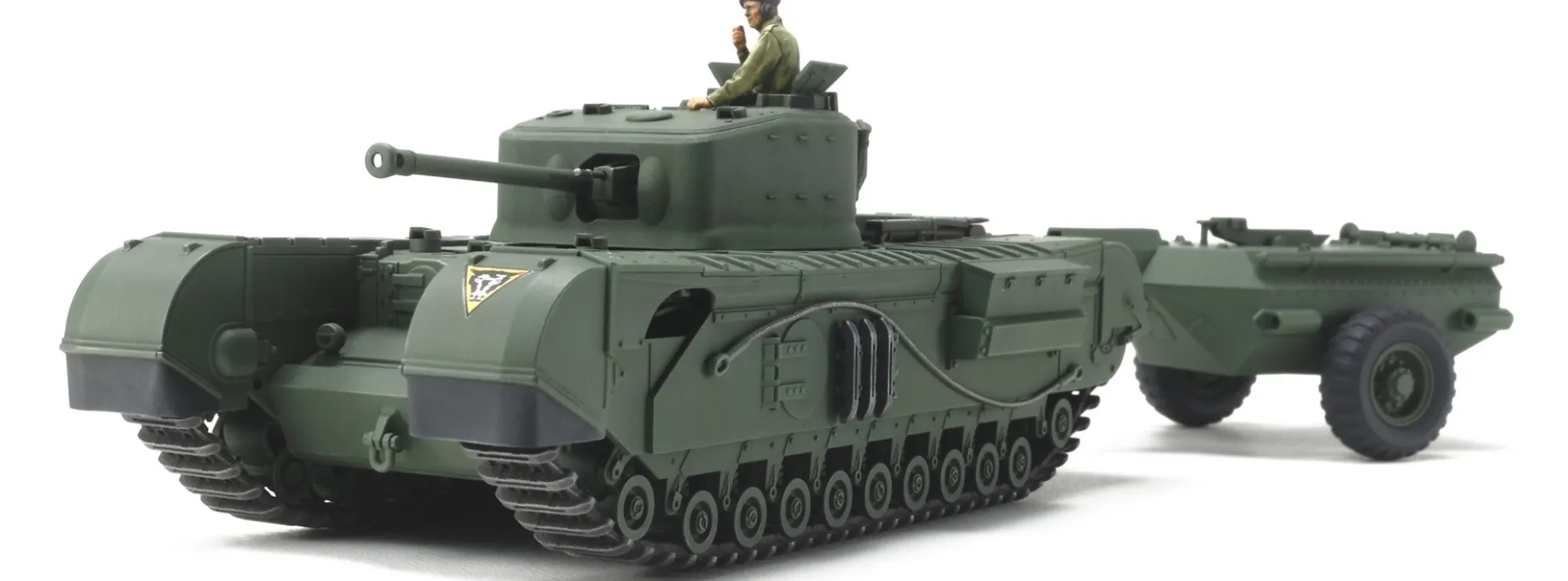 TAMIYA 32594 Churchill Mk.VII Crocodile | Militär Bausatz 1:48