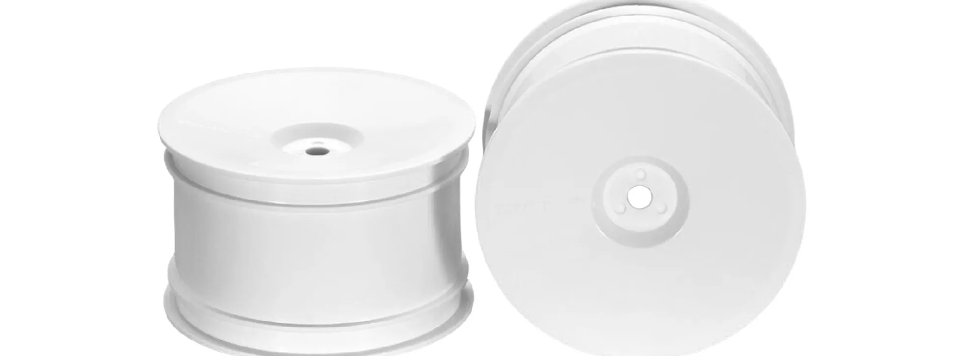 TAMIYA 51581 DB-01SR Dishfelgen hinten weiß 12 mm | 2 Stück | für RC-Car 1:10