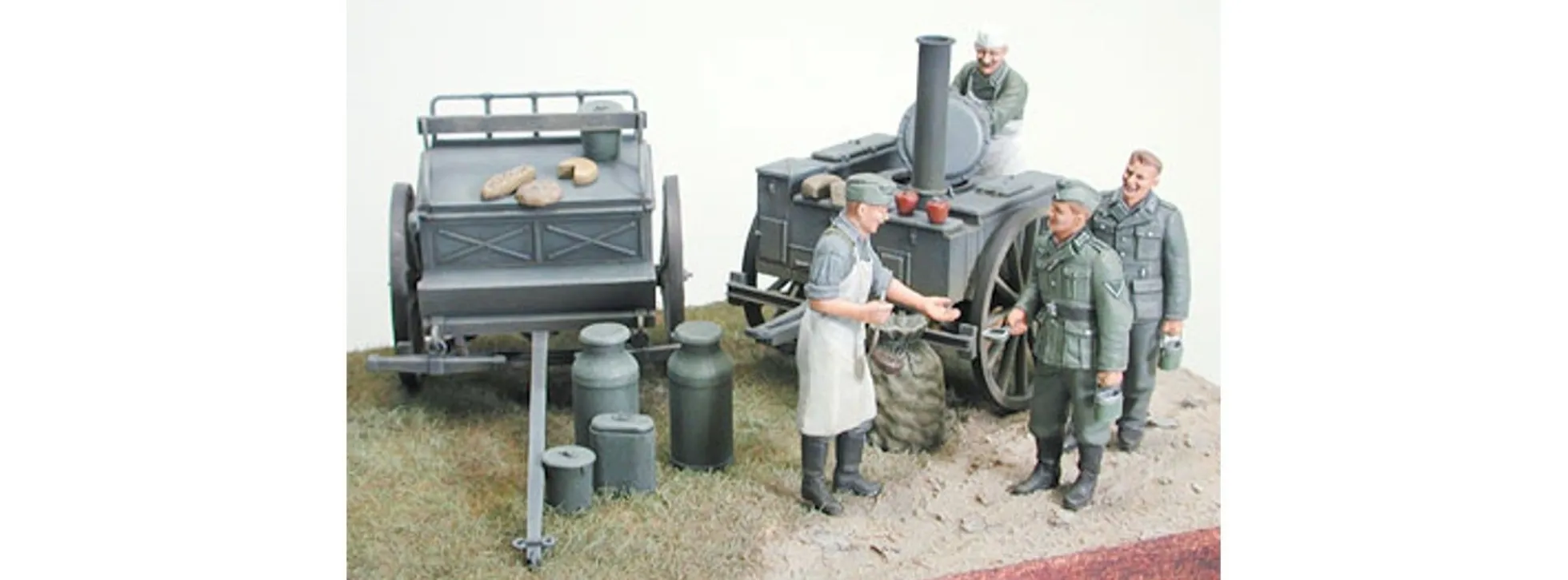TAMIYA 35247 Deutsche Feldküche inkl. 4 Figuren Bausatz 1:35