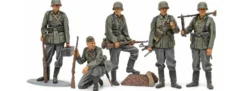 TAMIYA 35371 Deutsche Infanterie 1941/42 | 5 Stück | Figuren Bausatz 1:35