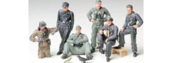 TAMIYA 35201 Deutsche Panzerbesatzung bei der Rast Figuren Bausatz 1:35