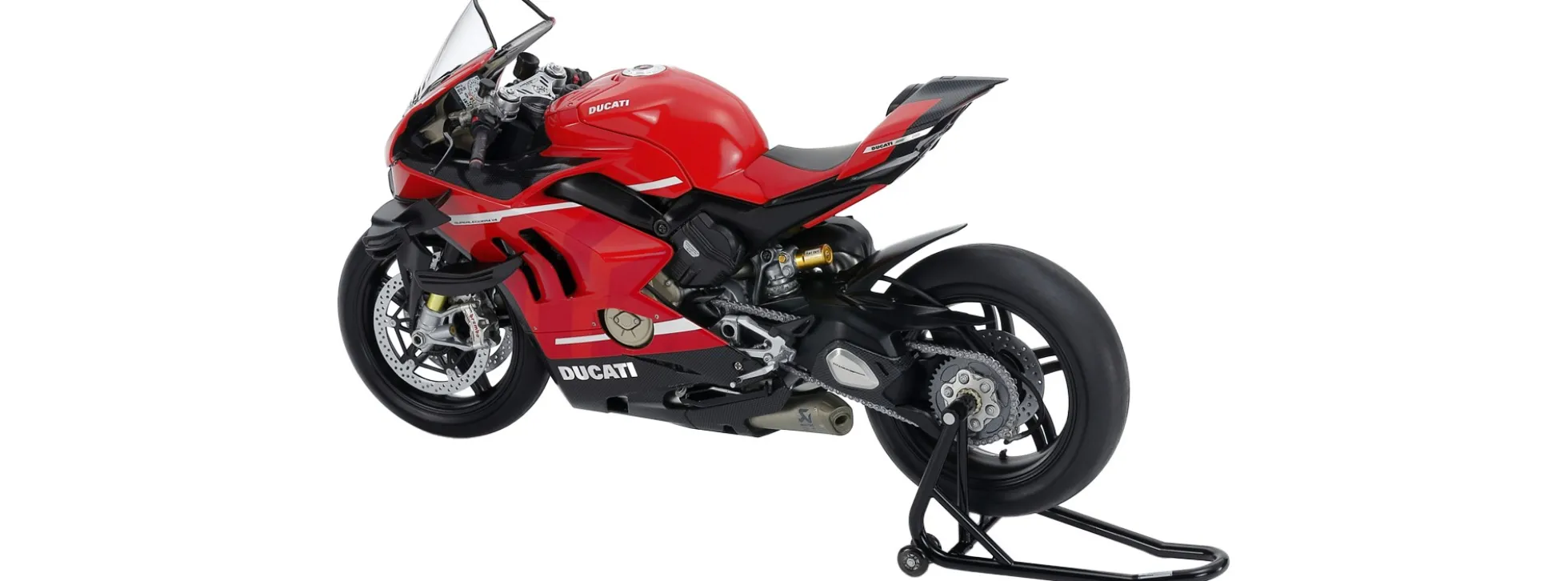 TAMIYA 14143 Ducati Superleggera V4 mit Renn-Kit | Motorrad Bausatz 1:12