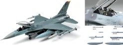 TAMIYA 61098 F-16CJ Fighting Falcon Flugzeug Bausatz 1:48