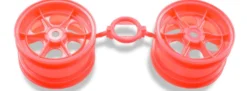 TAMIYA 310448055 Felgen hinten Avante Egress pink 12 mm | 2 Stück | für RC-Car 1:10