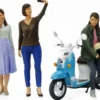 TAMIYA 24356 Figuren-Set Campus Freunde | Figuren Bausatz 1:24