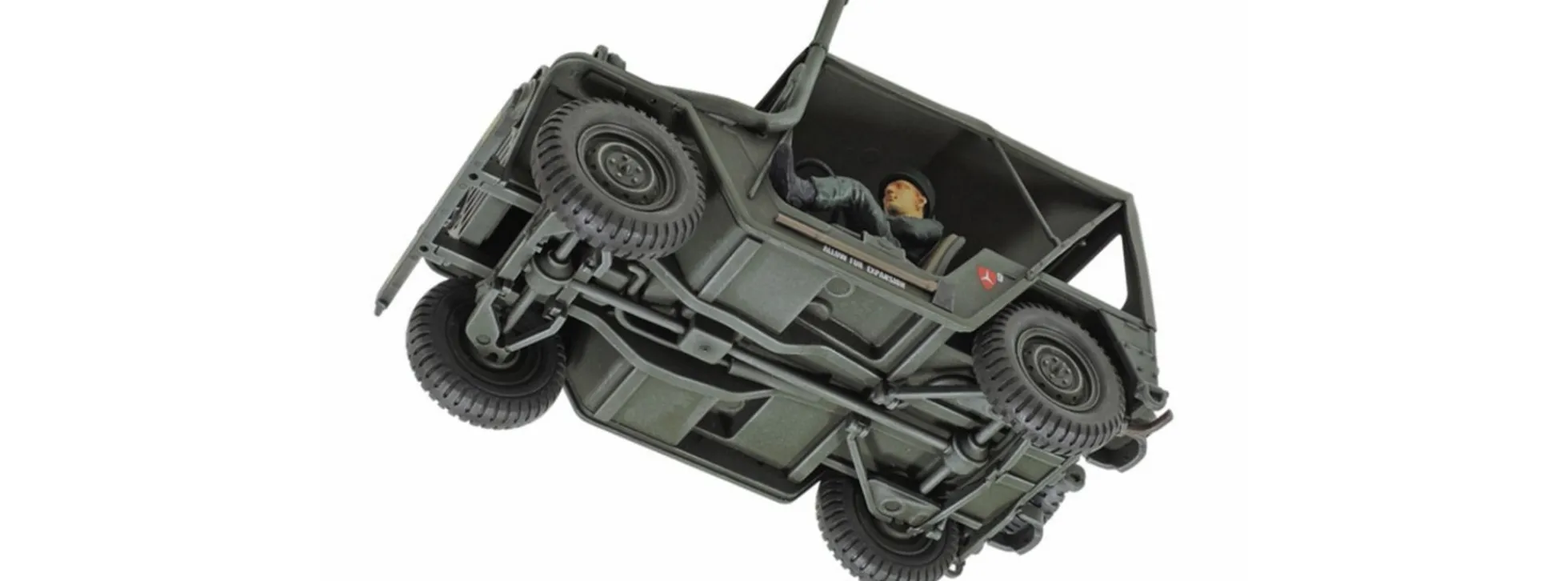 TAMIYA 35334 Ford M151A1 Transportfahrzeug Vietnam-Krieg Militär Bausatz 1:35