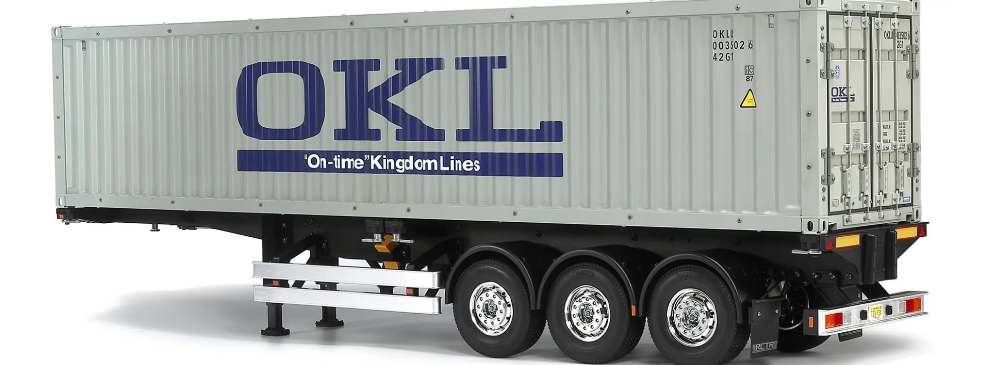 TAMIYA 56377 40 ft. Container 3A Auflieger OKL | Bausatz für RC-Trucks 1:14