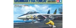 TAMIYA 61122 Grumman F-14A Tomcat Flugzeug-Trägerstart | Flugzeug Bausatz 1:48