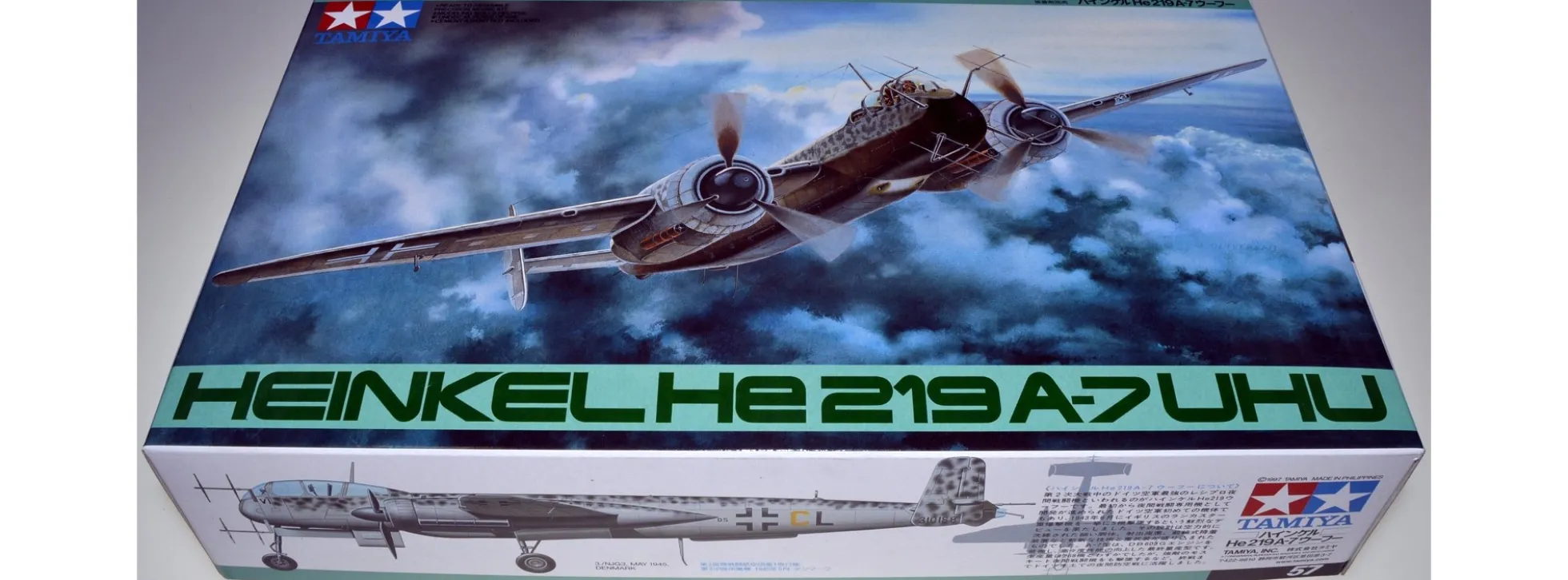 TAMIYA 61057 Heinkel Uhu He219 Dt. Nachtjäger | Flugzeug Bausatz 1:48
