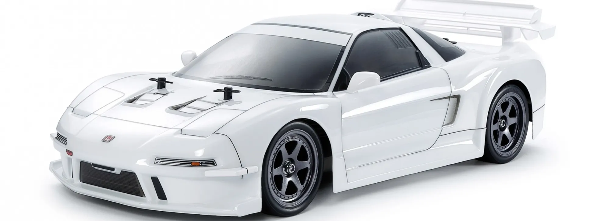 TAMIYA 47506 Honda NSX Racing weiß lackiert TT-02 | RC Auto Bausatz 1:10