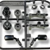 TAMIYA 319007689 H-Teile Spiegel/Halter Porsche 956 | für RC Auto 1:10
